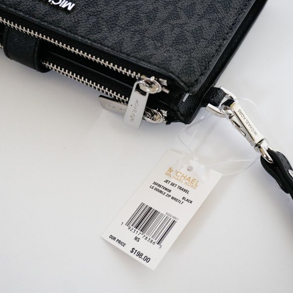 Michael Kors Teagen Tote + Wallet Set MK Black - Picture 14 of 16